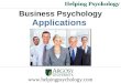 Business Psychology Applications