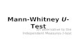 Mann Whitney U Test