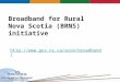 Case Study: Motorola Brings Rural Broadband to Nova Scotia