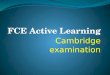 Cambridge First Certificate Exam: Active Learning Product