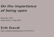 On the importance of being open