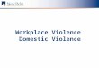 Workplace Domestic Violence