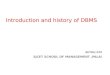 Introduction & history of dbms