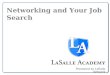 LaSalle Academy - Networking Workshop