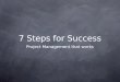 7 Steps for Successful Project Management