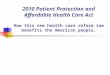 2010 Patient Protection and Affordable Health Care Act
