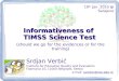 Informativeness of TIMSS Science Test