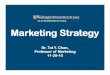 Marketing with Prof Tat Chan 11-29-10