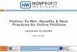 Benefits & Best Practices for Online Petitions