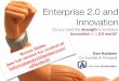 Bonus slides: Do You Have the Strength for Enterprise 2.0 and Innovation?