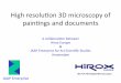 Presentation 3D digital Hirox microscopy with MOPAS stand 2014