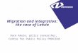 Dace Akule “Migration, Integration, Europeanization” – Final conference 27 June