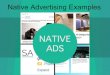 Examples of native advertising