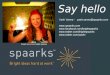 Spaarks   5 minutes of fame - Collabit Breakfast 15th April