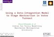 Using a Data-Integration Model to Stage Abstraction in Voter Turnout