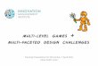 Multi-Level Games + Multi-Faceted Design Challenges