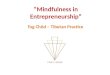 Mindfulness in entrepreneurship  - pratice Tog Chöd