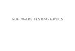 Software testing basics