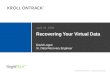 Kroll Ontrack Recovering Your Virtual Data