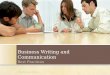 Business writing and communication best practices
