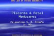 Placenta and fetal membranes