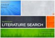 Webinar: Literature Searching 101
