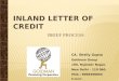 LETTER OF CREDIT INLAND