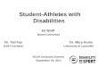 Student-Athletes with Disabilities