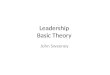 Leadership Skills Basic Theory
