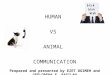 Linguistic: Human vs Animal