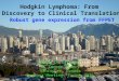 Hodgkin Lymphoma: From Discovery to Clinical Translation – Robust Gene  Expression from FFPET