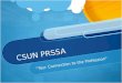 CSUN PRSSA Introduction