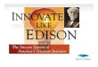 BOF AMERICAS 2011: Innovate Like Edison