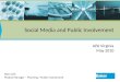 Social Media and Public Involvement