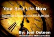 Your best life now by joel osteen