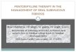 Pentoxifylline therapy in the management of oral submucous