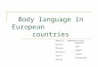 Body language in european countries