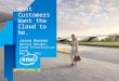 What customers want the cloud to be - Jason Waxman GM at Intel, Cloud Slam 2012 Headline Keynote