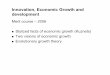 Lecture 6 - Economic growth: an evolutionary view