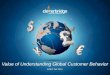Value of Understanding Global Customer Behavior
