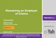 Monster.com Webinar: Remaining An Employer of Choice