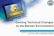 FCF 2012 Coming Technical Changes to Banner ERP