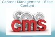 Content Management - Base Content