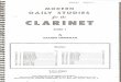 Modern Daily Studies for Clarinet - Opperman