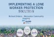 Implementing a lone worker protection solution   community housing