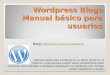Manual Usuario Wordpress