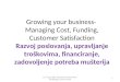 Growing your business  managing cost, funding, customer satisfaction - cro