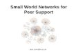 Small World Networks for Peer Support