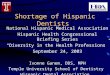 Shortage of Hispanic Dentists