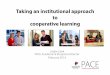 Lindie Clark, Macquarie University: Taking an institutional approach to cooperative learning